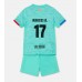 Barcelona Marcos Alonso #17 Barnkläder Tredje matchtröja till baby 2023-24 Kortärmad (+ Korta byxor) Billigt